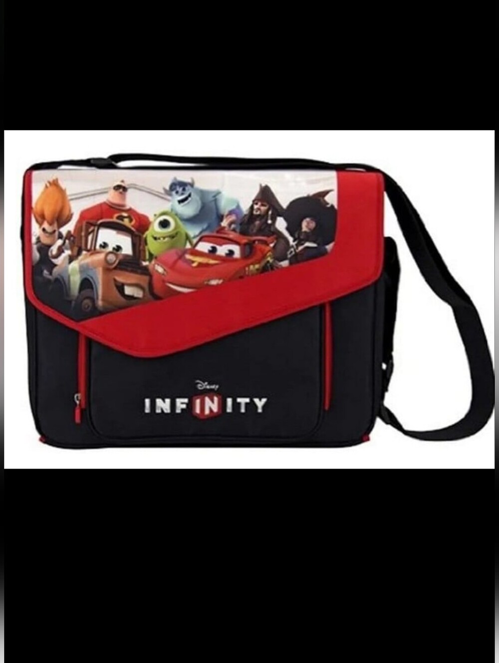 Disney Infinity Blue Play Zone Carrying Case Bag Storage Pixar Cars Incredibles